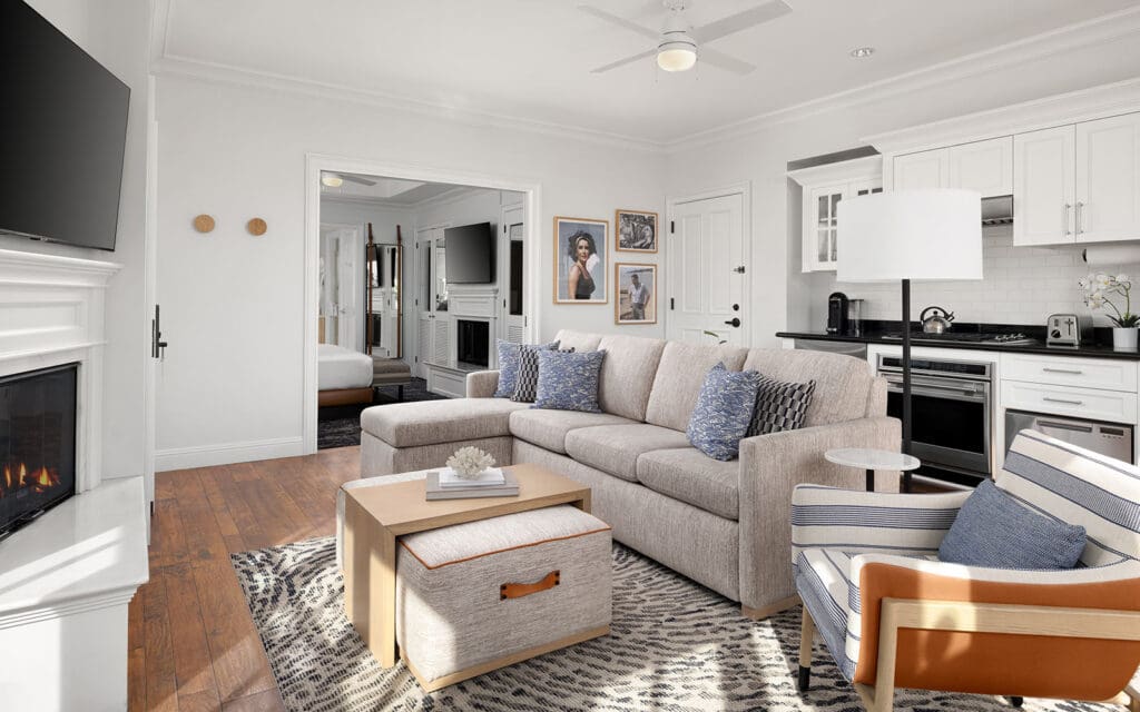 Villa Living Room and Kitchen