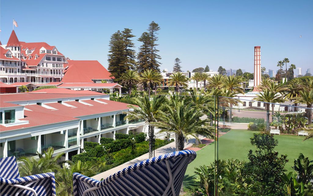 Resort View guest room balcony in The Views