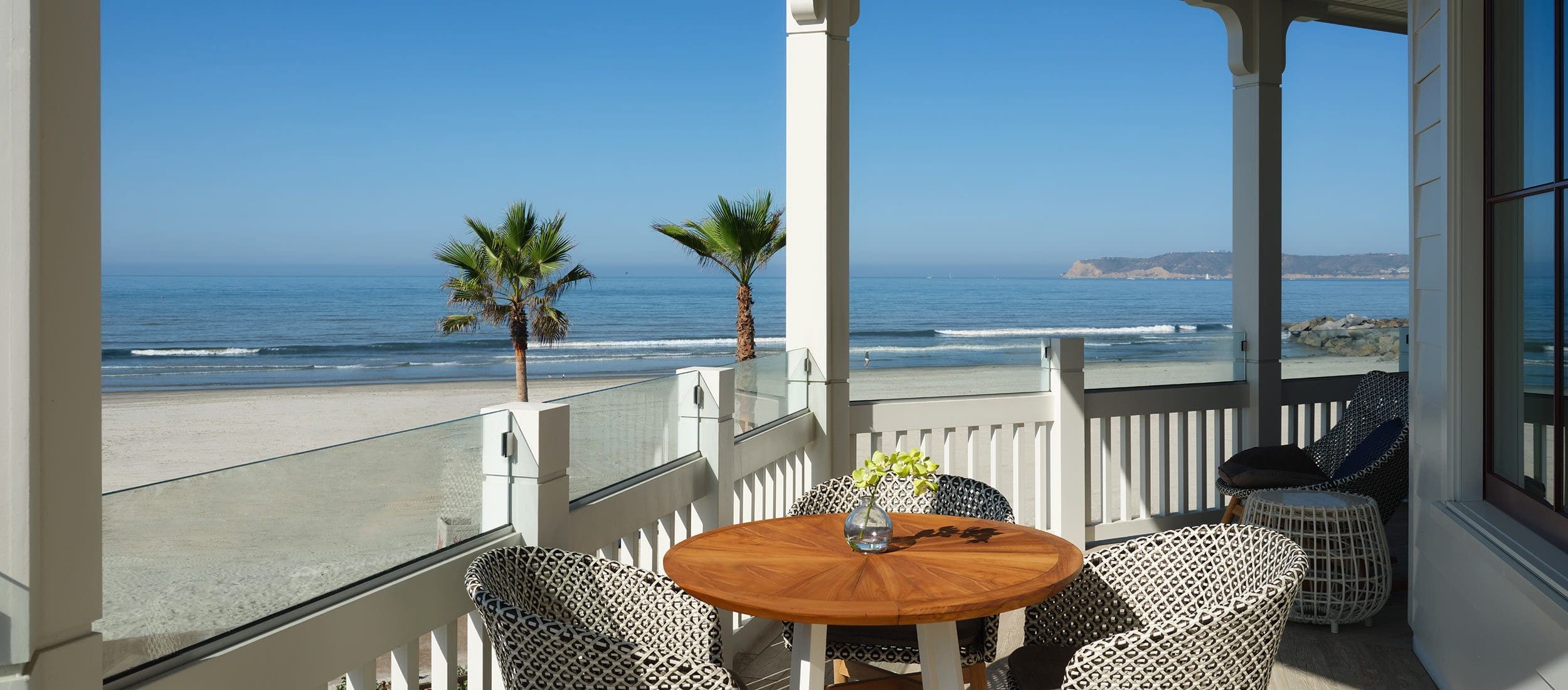 Oceanfront veranda