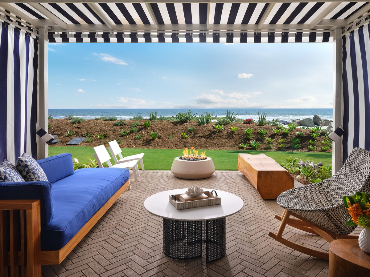 The Views beachside fire pit terrace